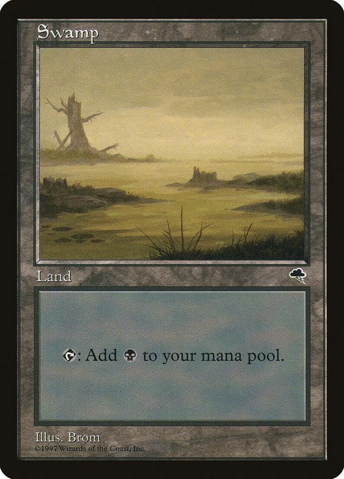 Magic: The Gathering MTG Single Swamp (342) [Tempest]