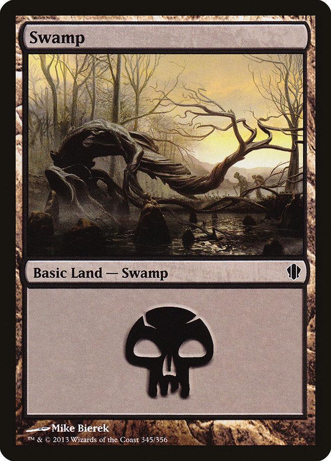 Magic: The Gathering MTG Single Swamp (345) [Commander 2013]