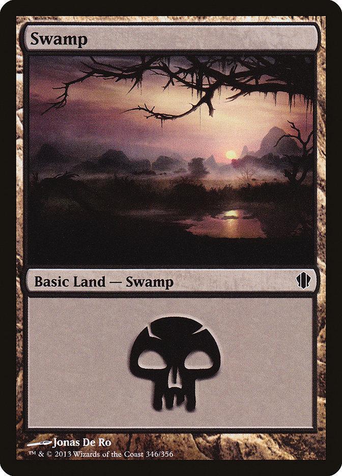 Magic: The Gathering MTG Single Swamp (346) [Commander 2013]