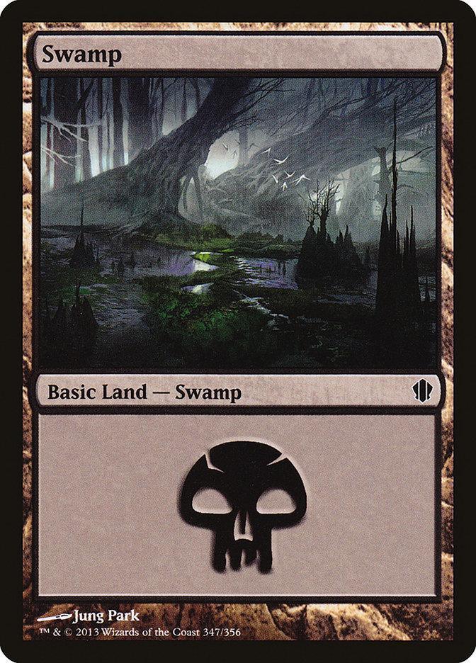 Magic: The Gathering MTG Single Swamp (347) [Commander 2013]
