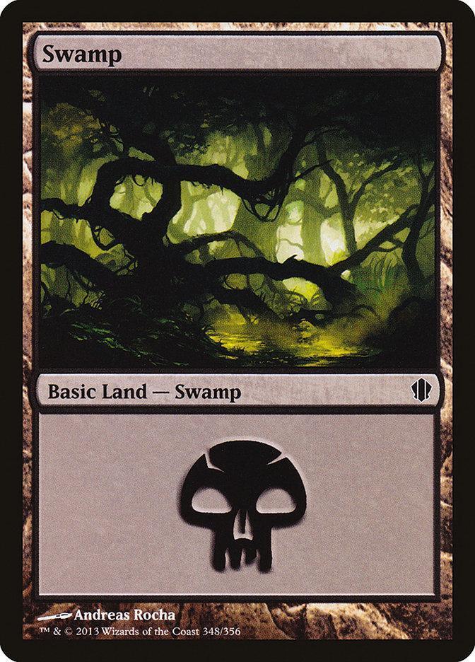 Magic: The Gathering MTG Single Swamp (348) [Commander 2013]