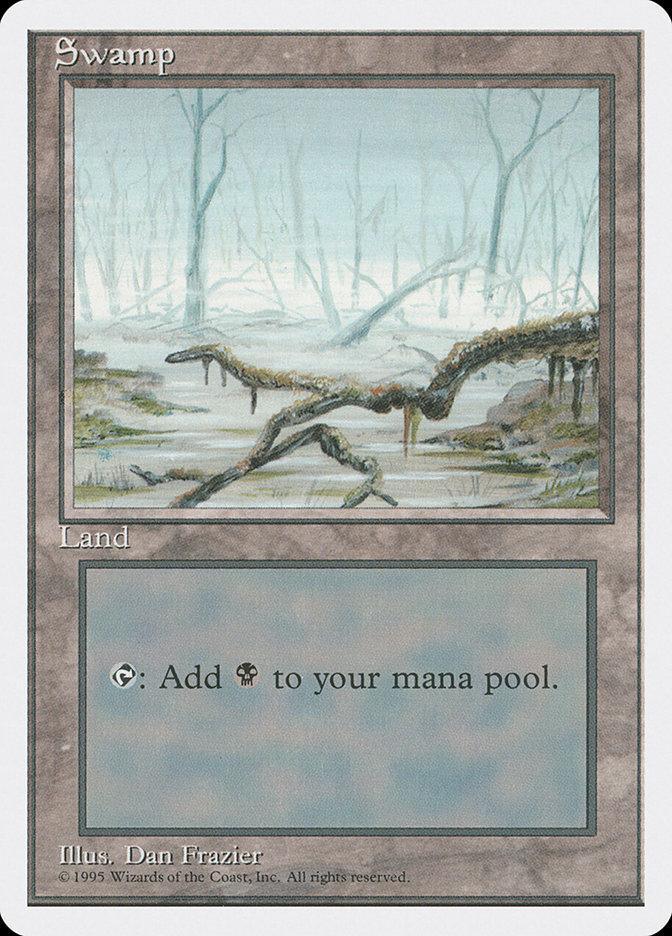 Magic: The Gathering MTG Single Swamp (370) [Fourth Edition]