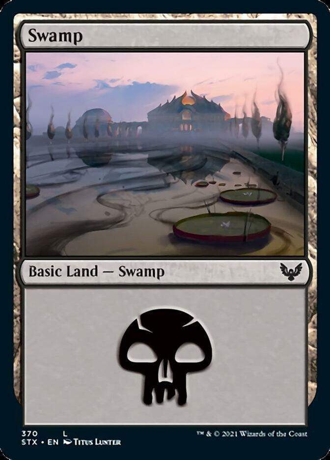Magic: The Gathering MTG Single Swamp (370) [Strixhaven: School of Mages]
