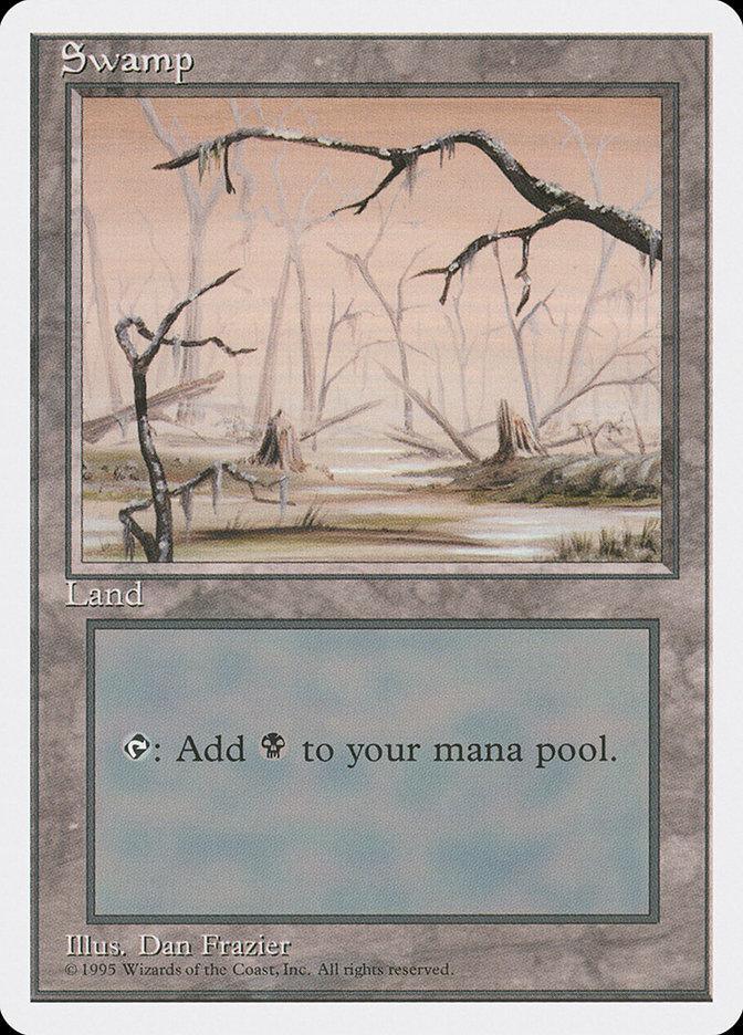 Magic: The Gathering MTG Single Swamp (371) [Fourth Edition]