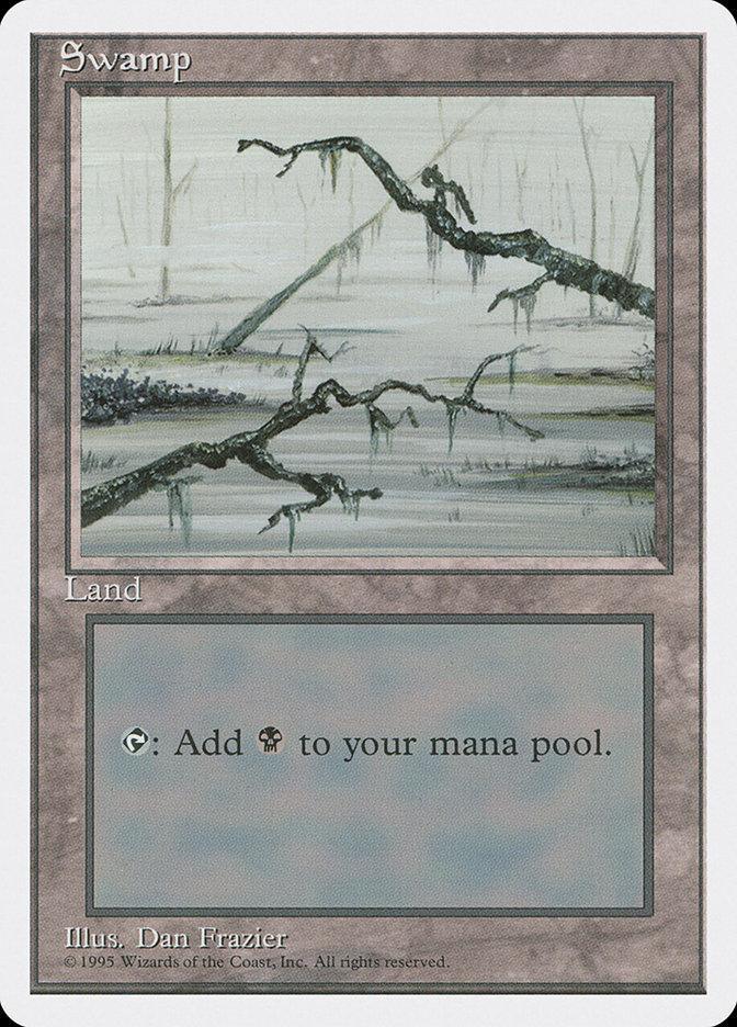 Magic: The Gathering MTG Single Swamp (372) [Fourth Edition]