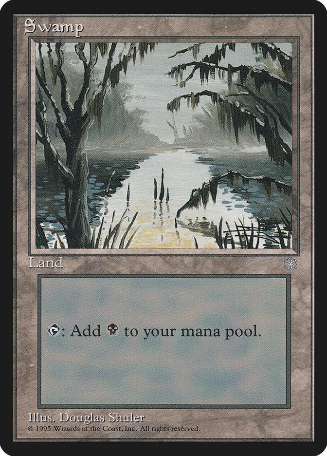 Magic: The Gathering MTG Single Swamp (373) [Ice Age]