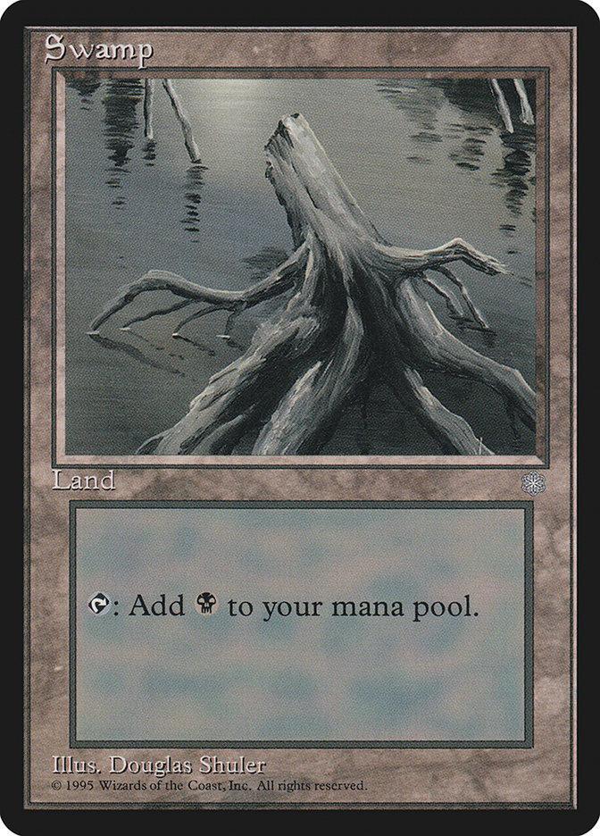 Magic: The Gathering MTG Single Swamp (375) [Ice Age]