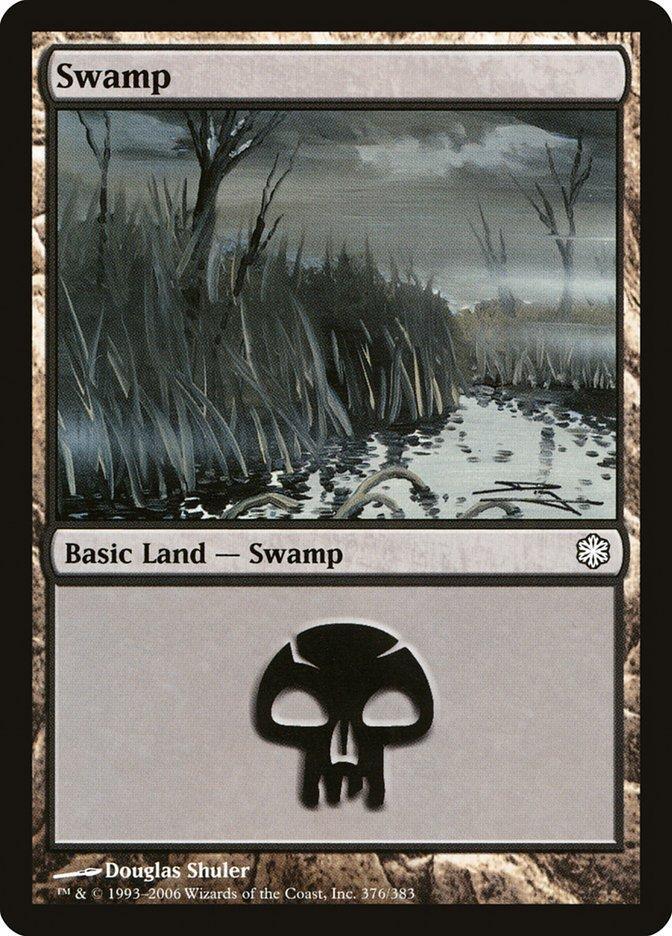 Magic: The Gathering MTG Single Swamp (376) [Coldsnap Theme Decks]