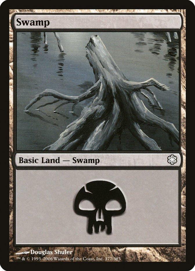 Magic: The Gathering MTG Single Swamp (377) [Coldsnap Theme Decks]