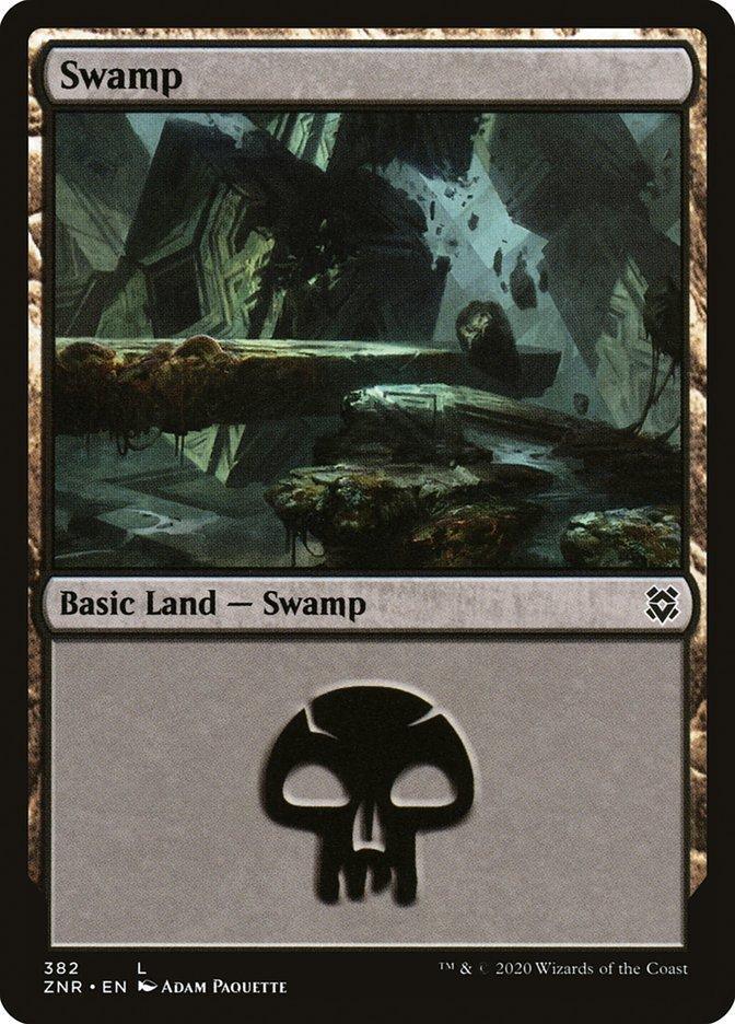 Magic: The Gathering MTG Single Swamp (382) [Zendikar Rising]