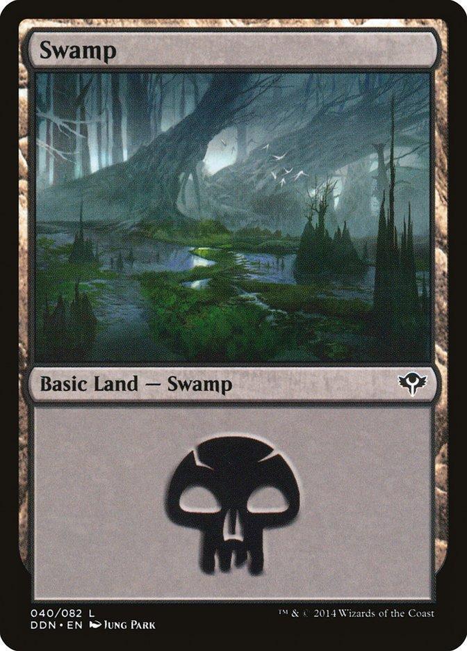 Magic: The Gathering MTG Single Swamp (40) [Duel Decks: Speed vs. Cunning]