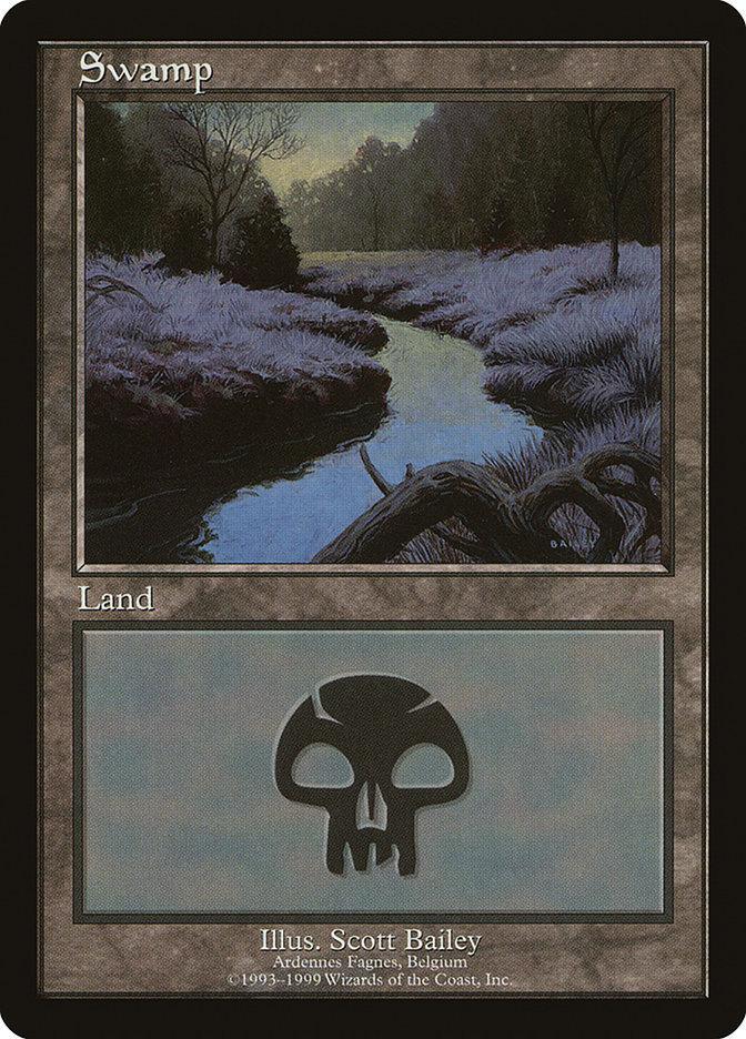 Magic: The Gathering MTG Single Swamp (5) [European Land Program]