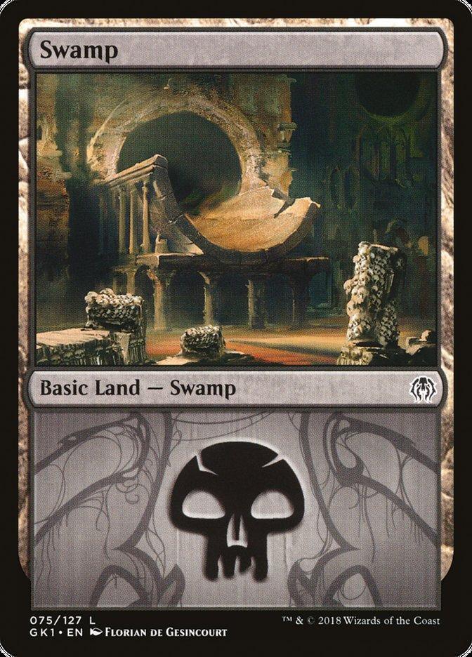Magic: The Gathering MTG Single Swamp (75) [Guilds of Ravnica Guild Kit]