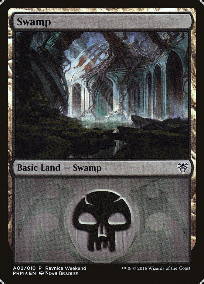 Magic: The Gathering MTG Single Swamp (A02) [Guilds of Ravnica Ravnica Weekend]