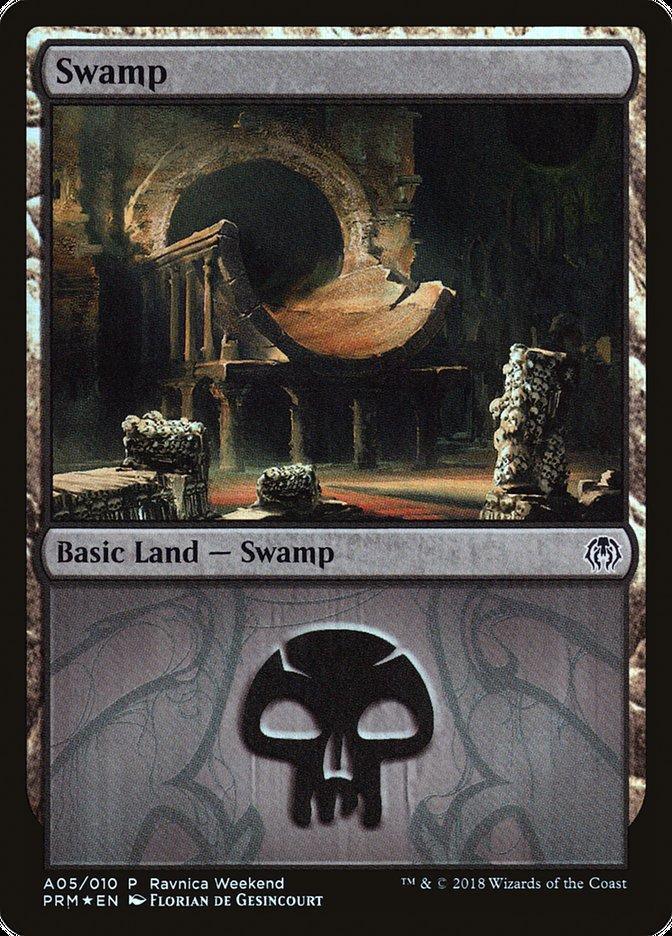 Magic: The Gathering MTG Single Swamp (A05) [Guilds of Ravnica Ravnica Weekend]