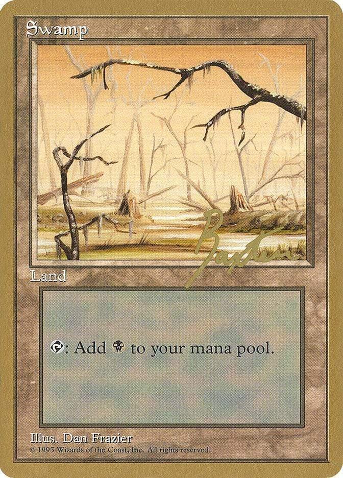 Magic: The Gathering MTG Single Swamp (gb370) (George Baxter) [Pro Tour Collector Set]