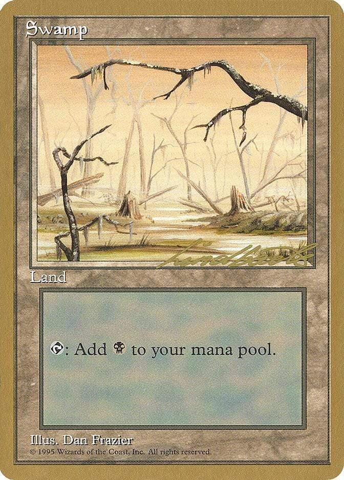 Magic: The Gathering MTG Single Swamp (ll370) (Leon Lindback) [Pro Tour Collector Set]