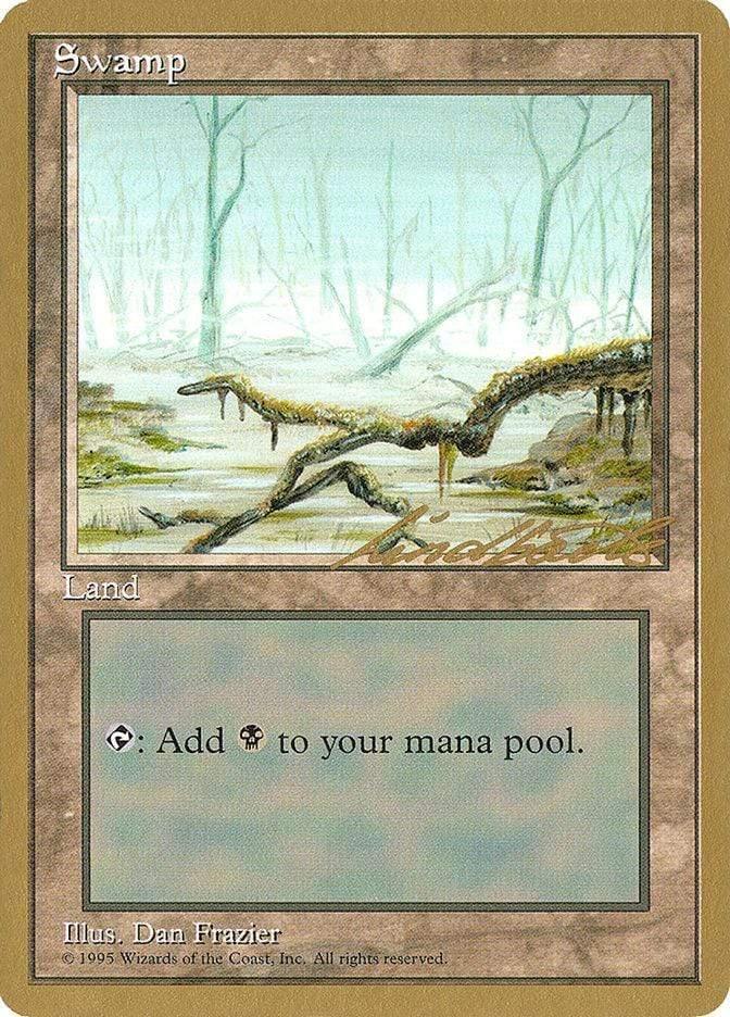 Magic: The Gathering MTG Single Swamp (ll372) (Leon Lindback) [Pro Tour Collector Set]