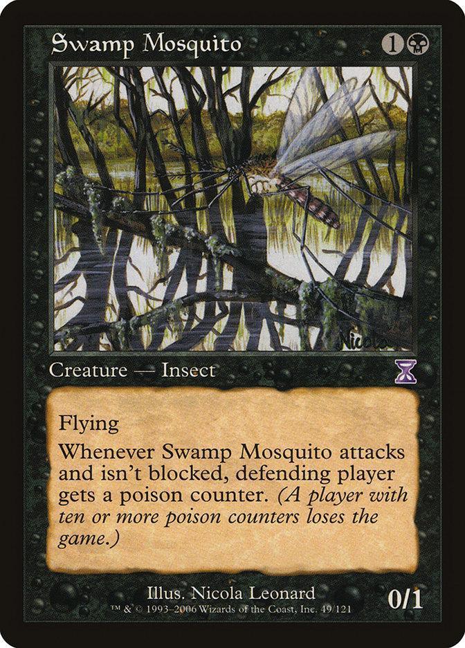 Magic: The Gathering MTG Single Swamp Mosquito [Time Spiral Timeshifted]