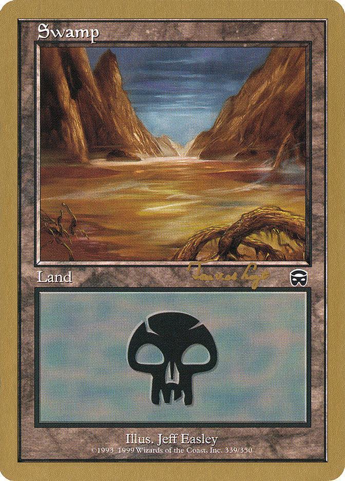 Magic: The Gathering MTG Single Swamp (tvdl339a) [World Championship Decks 2001]
