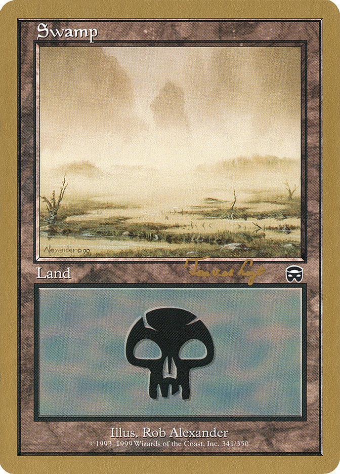 Magic: The Gathering MTG Single Swamp (tvdl341) [World Championship Decks 2001]
