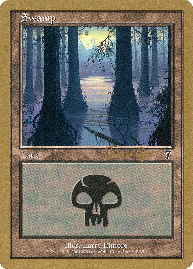 Magic: The Gathering MTG Single Swamp (tvdl348) [World Championship Decks 2001]
