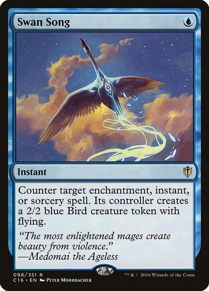 Magic: The Gathering MTG Single Swan Song [Commander 2016]