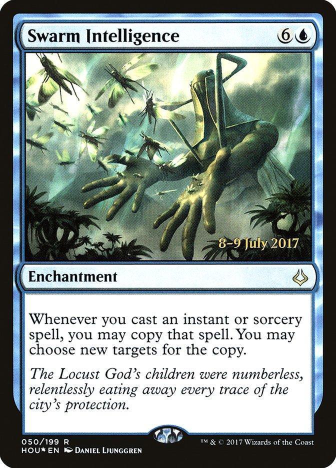 Magic: The Gathering MTG Single Swarm Intelligence  [Hour of Devastation Prerelease Promos]