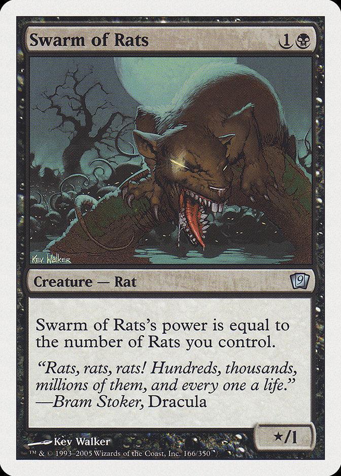Magic: The Gathering MTG Single Swarm of Rats [Ninth Edition]