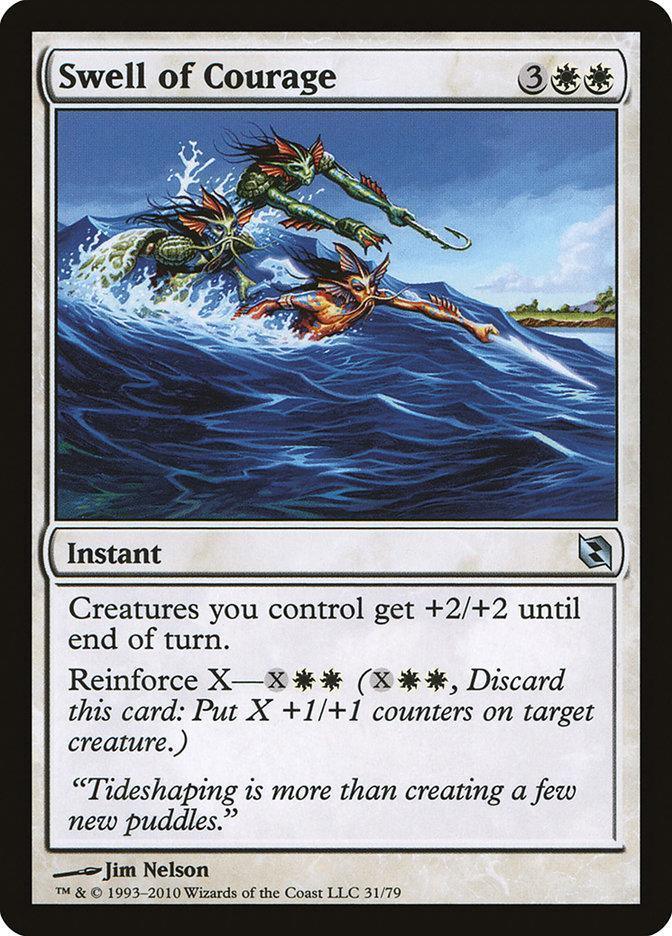 Magic: The Gathering MTG Single Swell of Courage [Duel Decks: Elspeth vs. Tezzeret]
