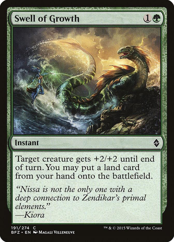 Magic: The Gathering MTG Single Swell of Growth [Battle for Zendikar]