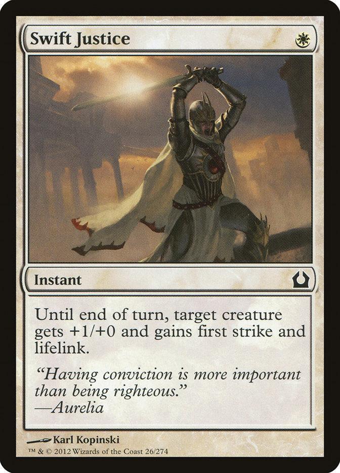 Magic: The Gathering MTG Single Swift Justice [Return to Ravnica]