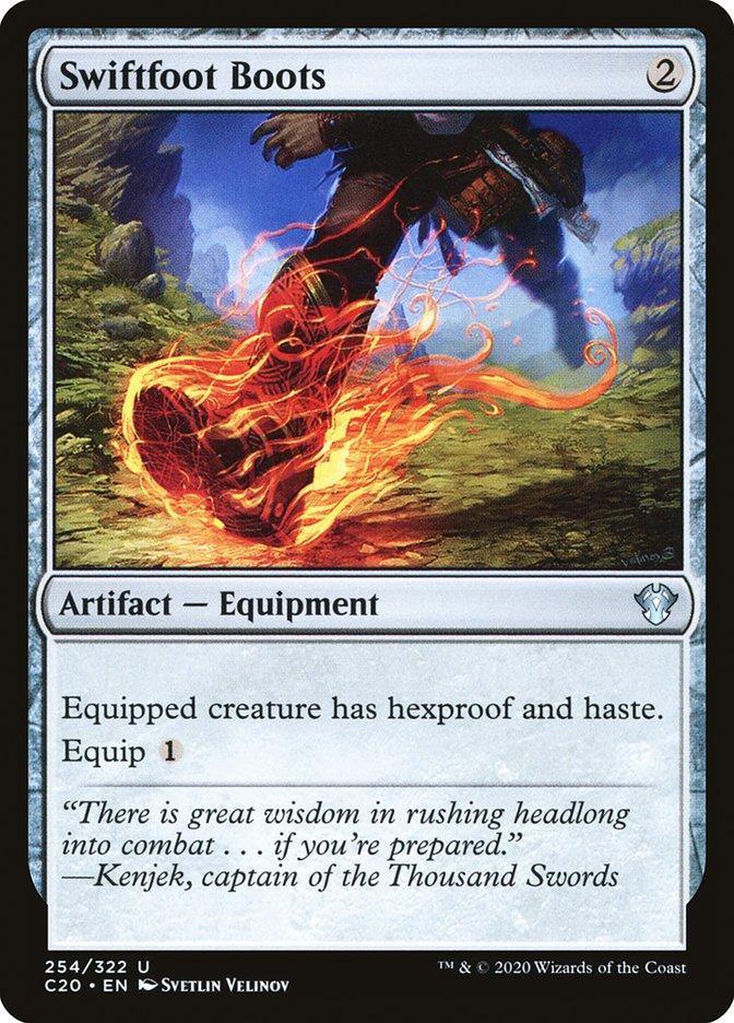 Magic: The Gathering MTG Single Swiftfoot Boots [Commander 2020]