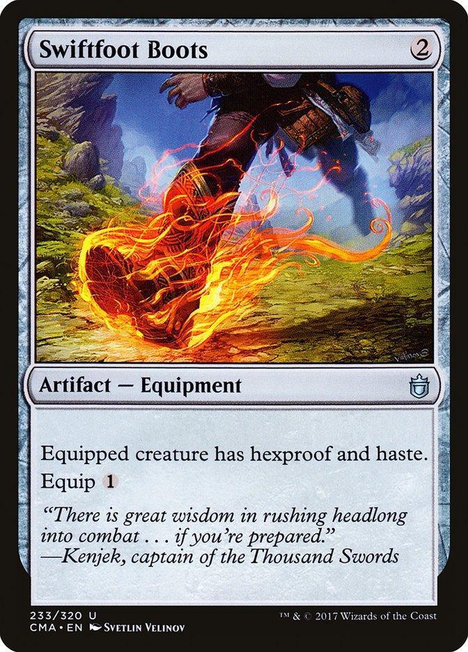 Magic: The Gathering MTG Single Swiftfoot Boots [Commander Anthology]