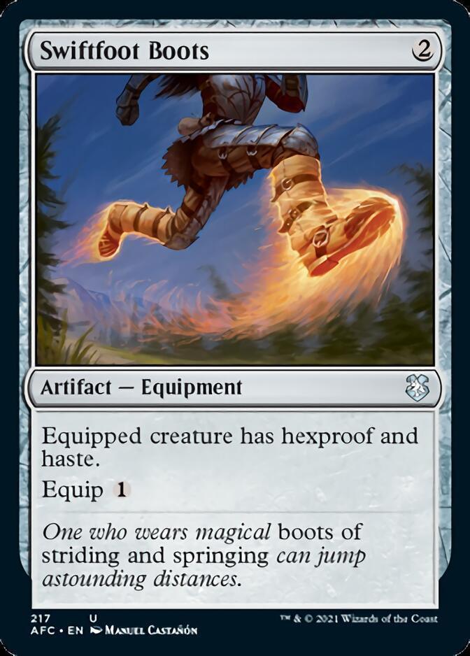 Magic: The Gathering MTG Single Swiftfoot Boots [Dungeons & Dragons: Adventures in the Forgotten Realms Commander]