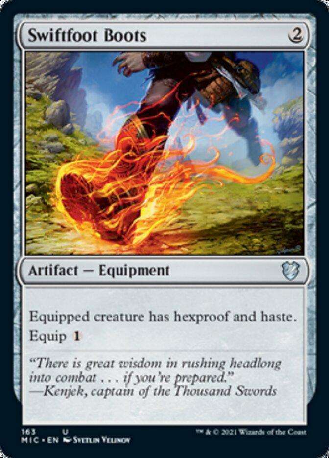 Magic: The Gathering MTG Single Swiftfoot Boots [Innistrad: Midnight Hunt Commander]