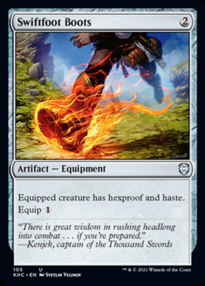 Magic: The Gathering MTG Single Swiftfoot Boots [Kaldheim Commander]