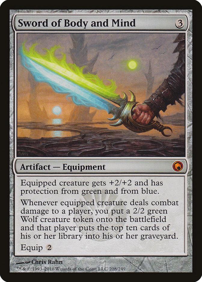 Magic: The Gathering MTG Single Sword of Body and Mind [Scars of Mirrodin]