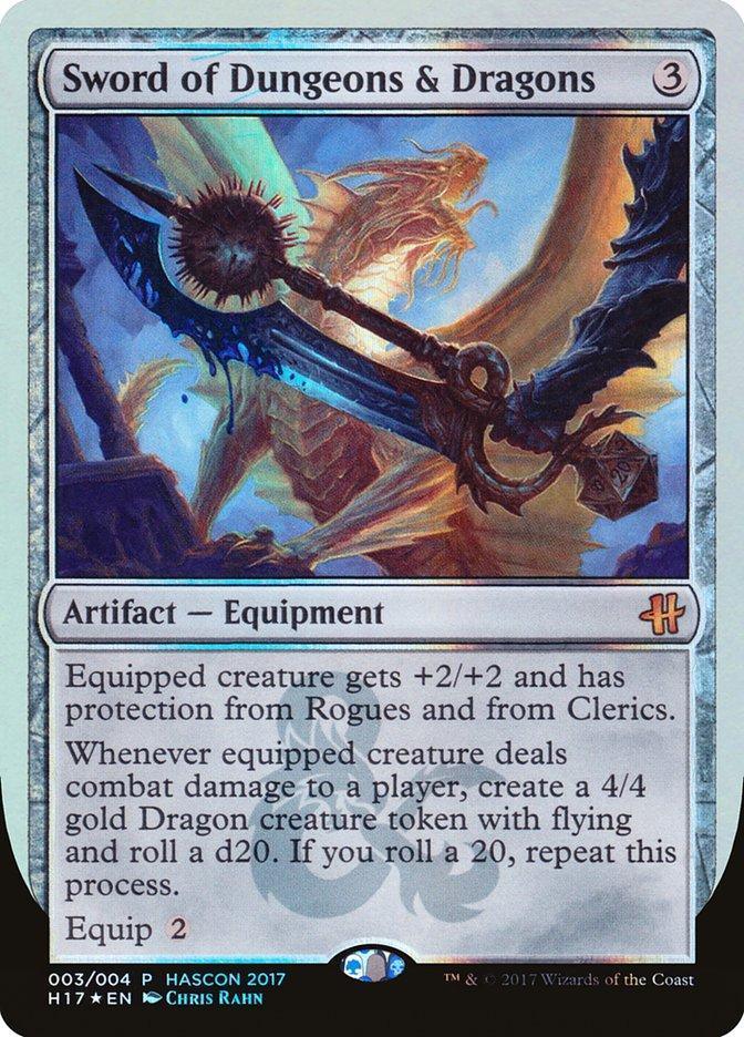 Magic: The Gathering MTG Single Sword of Dungeons & Dragons [HasCon 2017]