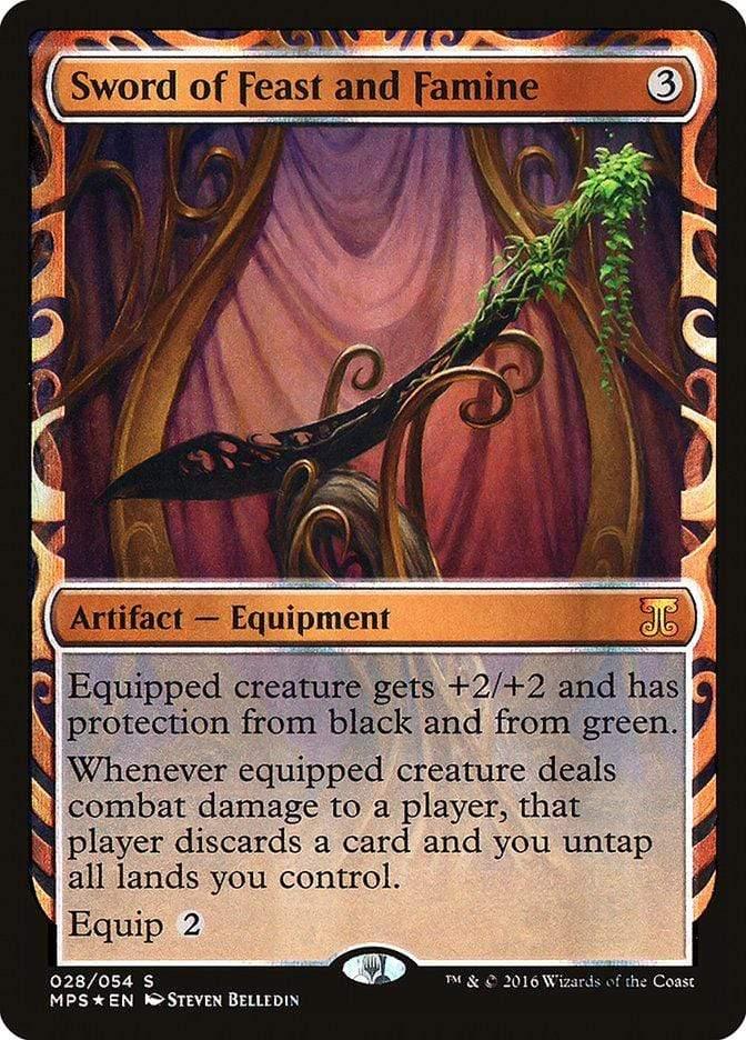 Magic: The Gathering MTG Single Sword of Feast and Famine [Kaladesh Inventions]