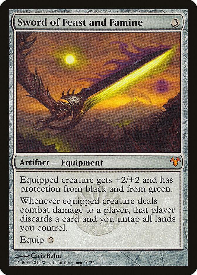 Magic: The Gathering MTG Single Sword of Feast and Famine [Modern Event Deck 2014]