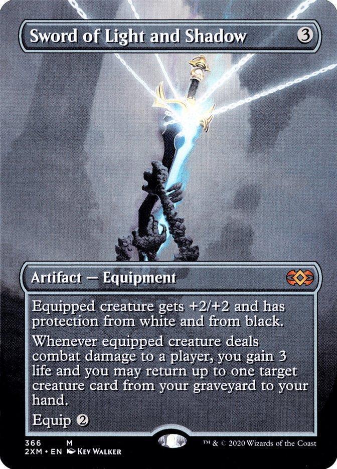 Magic: The Gathering MTG Single Sword of Light and Shadow (Toppers) [Double Masters Extended Art]