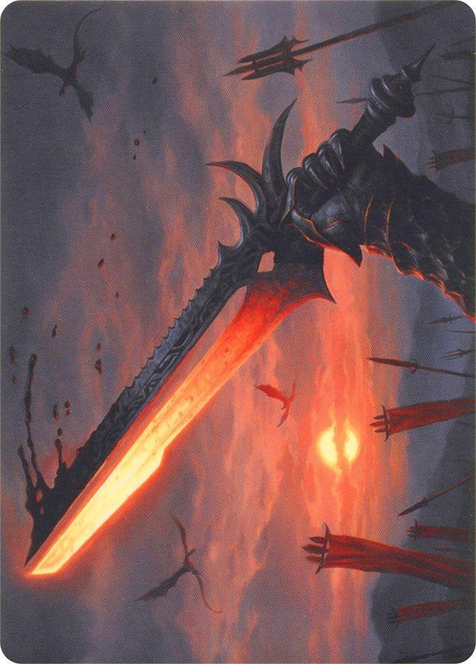 Magic: The Gathering MTG Single Sword of Sinew and Steel // Sword of Sinew and Steel [Modern Horizons Art Series]