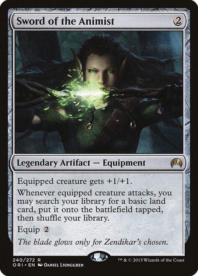 Magic: The Gathering MTG Single Sword of the Animist [Magic Origins]