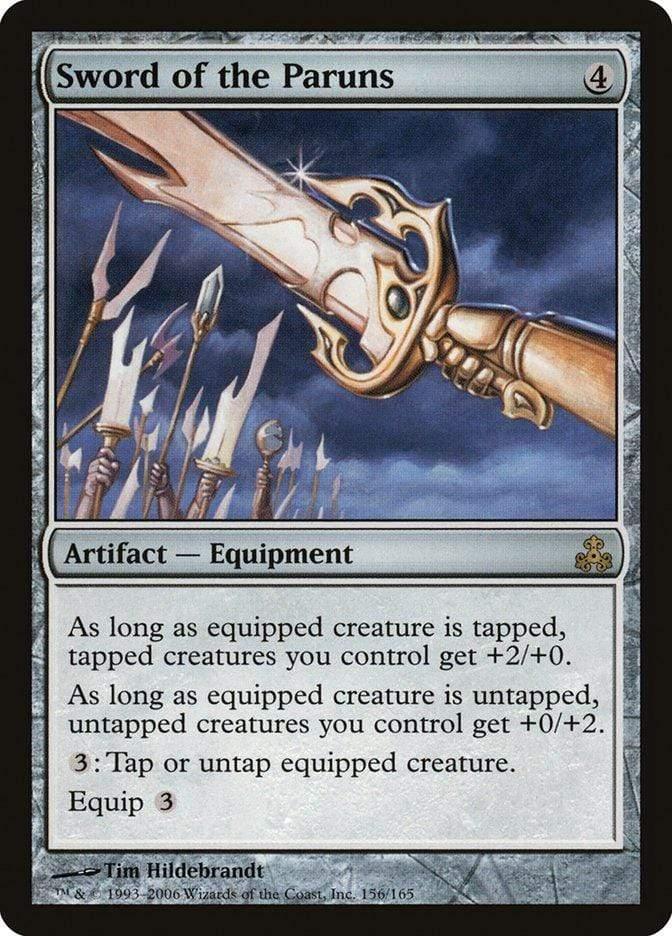 Magic: The Gathering MTG Single Sword of the Paruns [Guildpact]