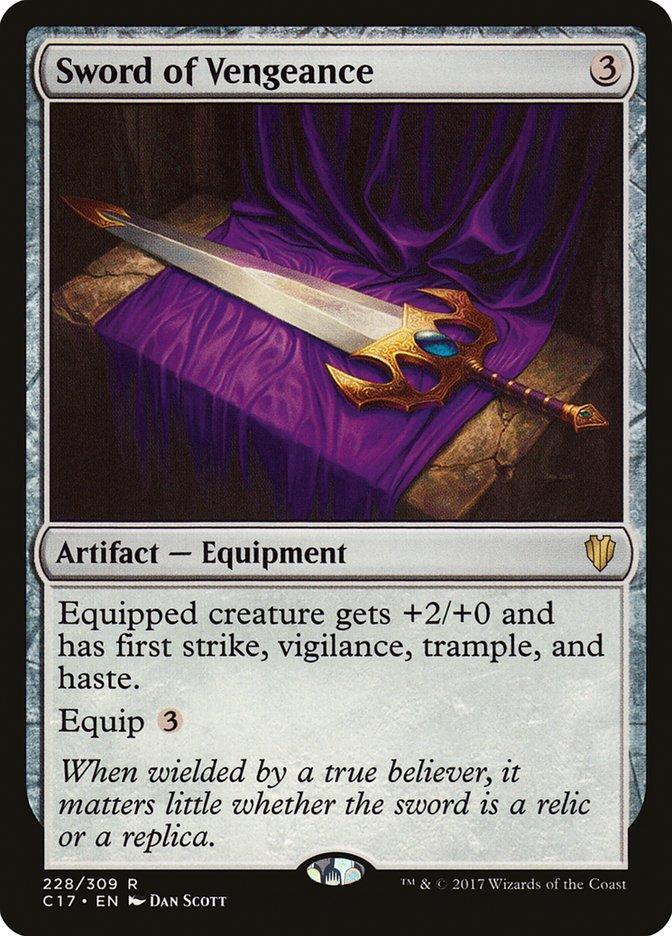 Magic: The Gathering MTG Single Sword of Vengeance [Commander 2017]
