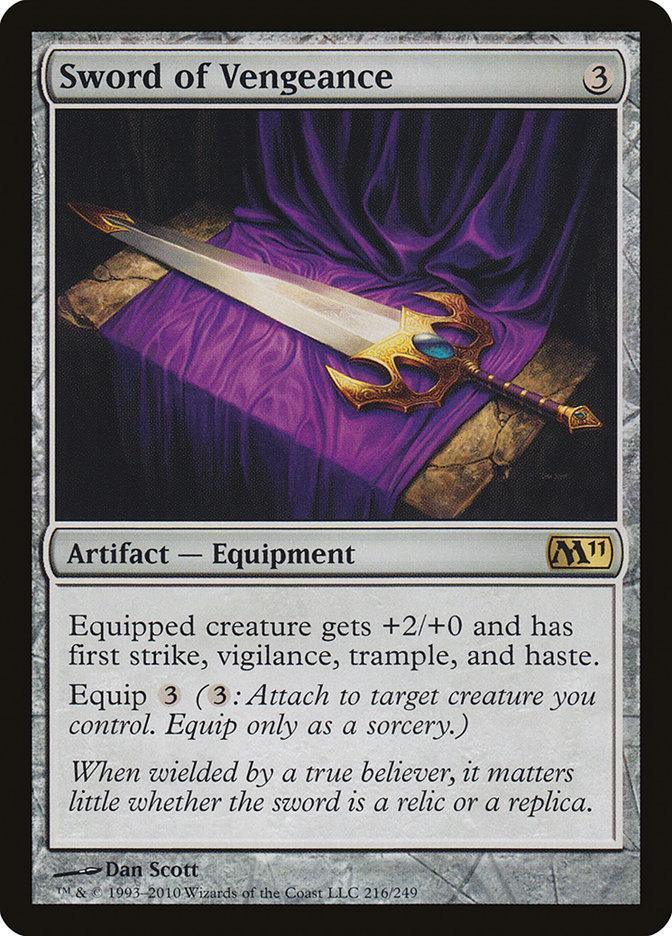 Magic: The Gathering MTG Single Sword of Vengeance [Magic 2011]