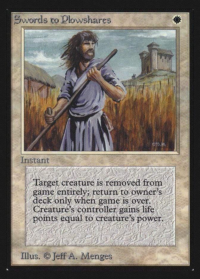 Magic: The Gathering MTG Single Swords to Plowshares [Collectors’ Edition]