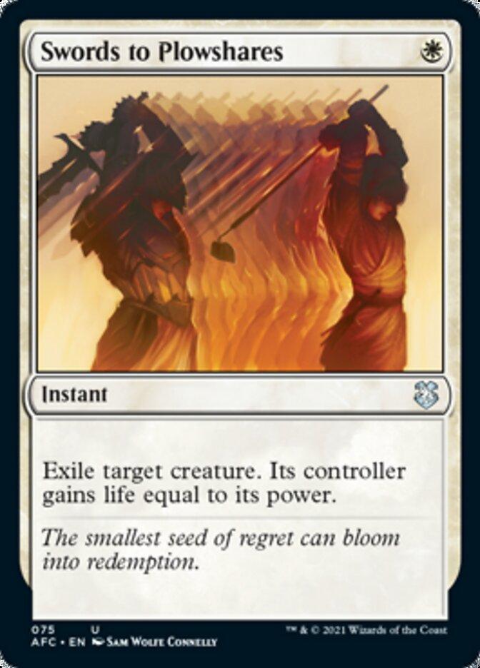 Magic: The Gathering MTG Single Swords to Plowshares [Dungeons & Dragons: Adventures in the Forgotten Realms Commander]