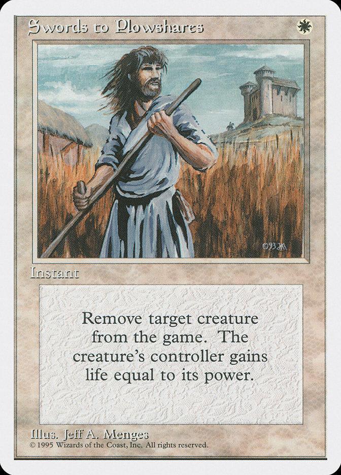 Magic: The Gathering MTG Single Swords to Plowshares [Fourth Edition]